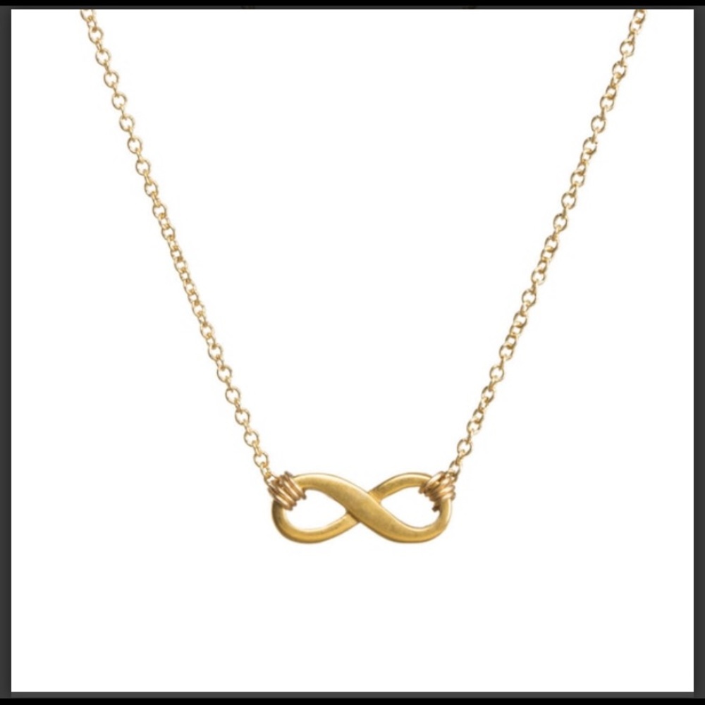 Dogeared Infinite Love Necklace in Gold